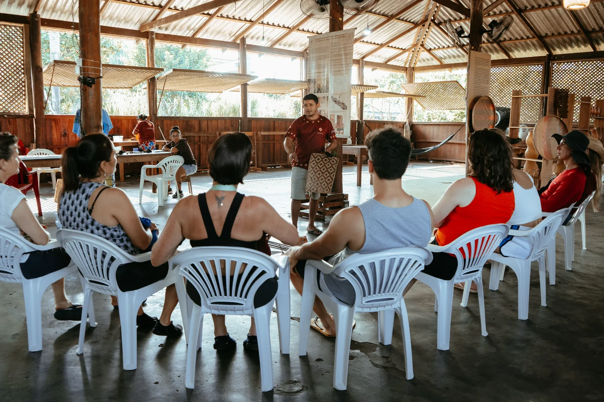 Pôr do sol na Amazônia