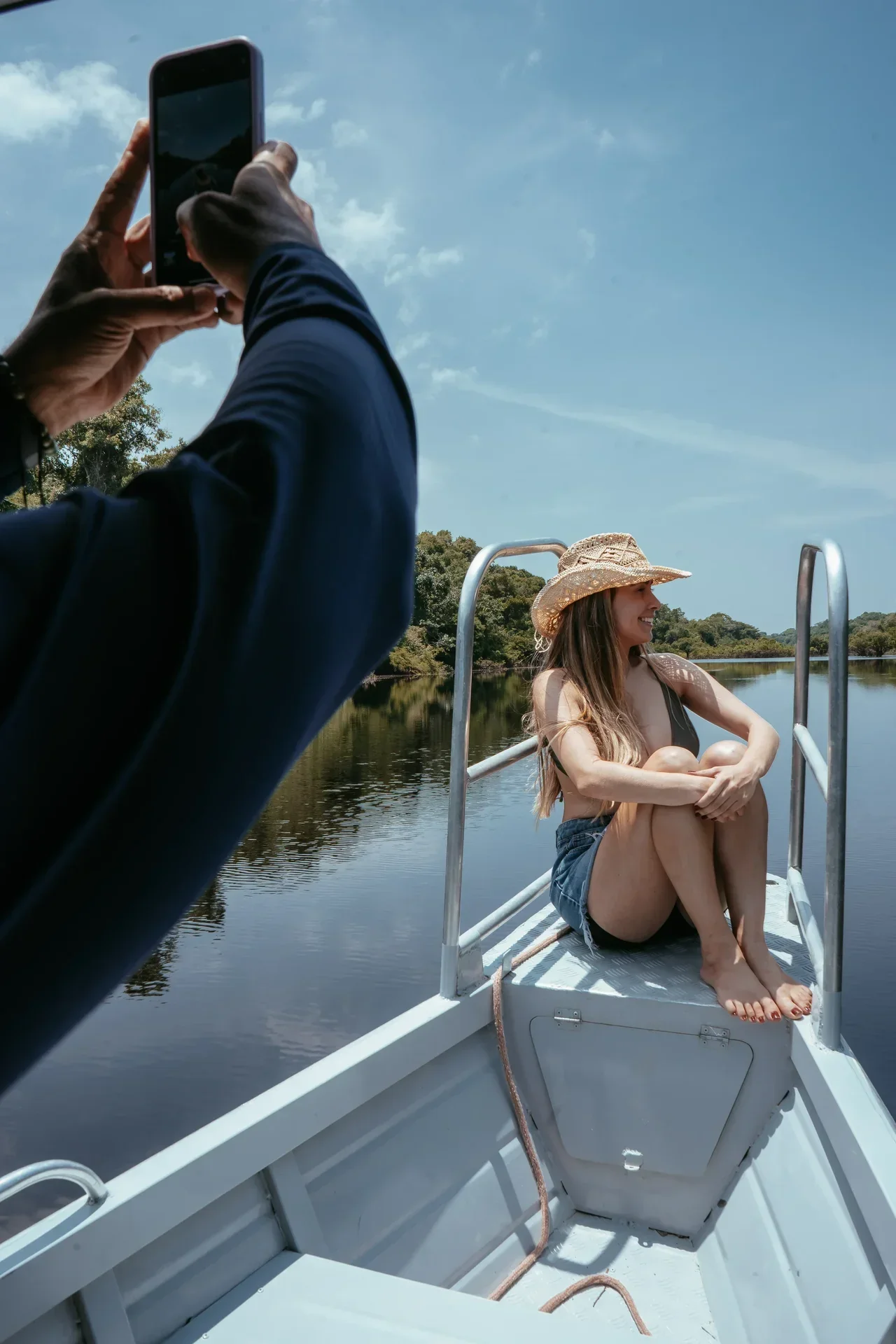 Amazonian beaches in summer